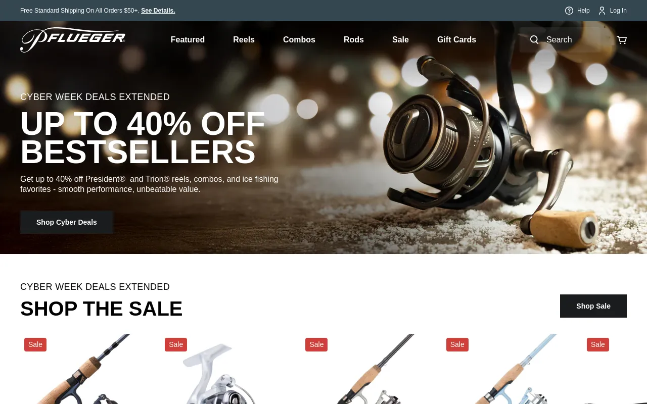 Pflueger Fishing screenshot