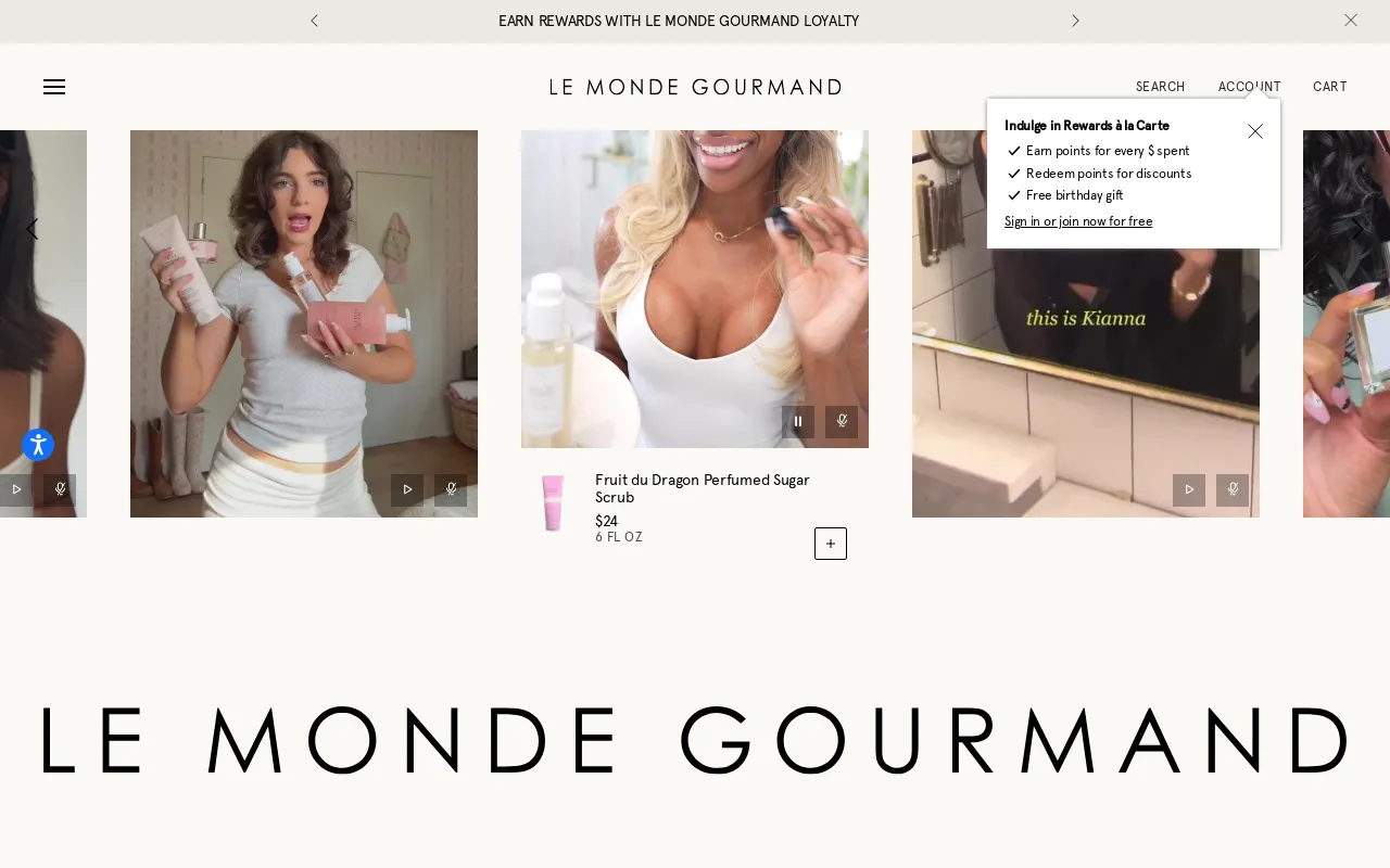 Le Monde Gourmand screenshot