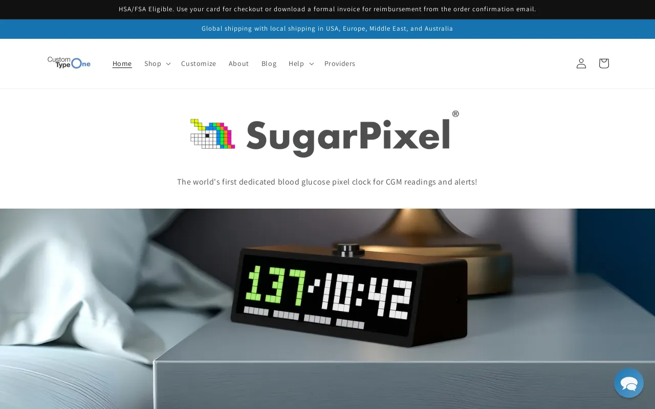 CustomTypeOne.com screenshot