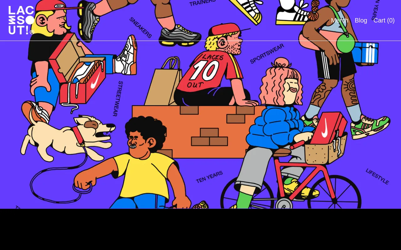 lacesout.co.uk screenshot