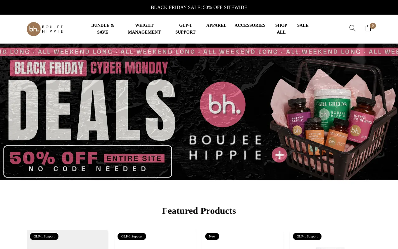 Shop Boujee Hippie screenshot