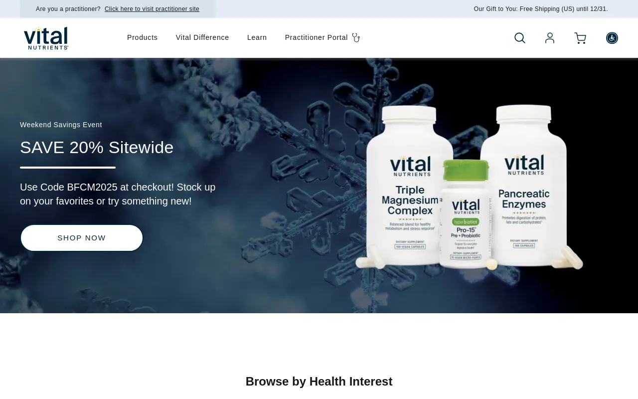 Vital Nutrients screenshot