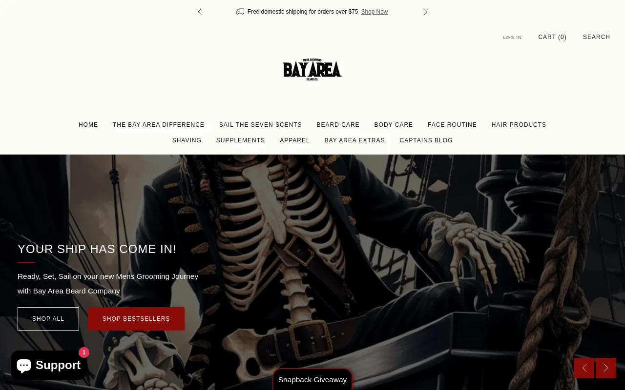 Bay Area Beard Company screenshot