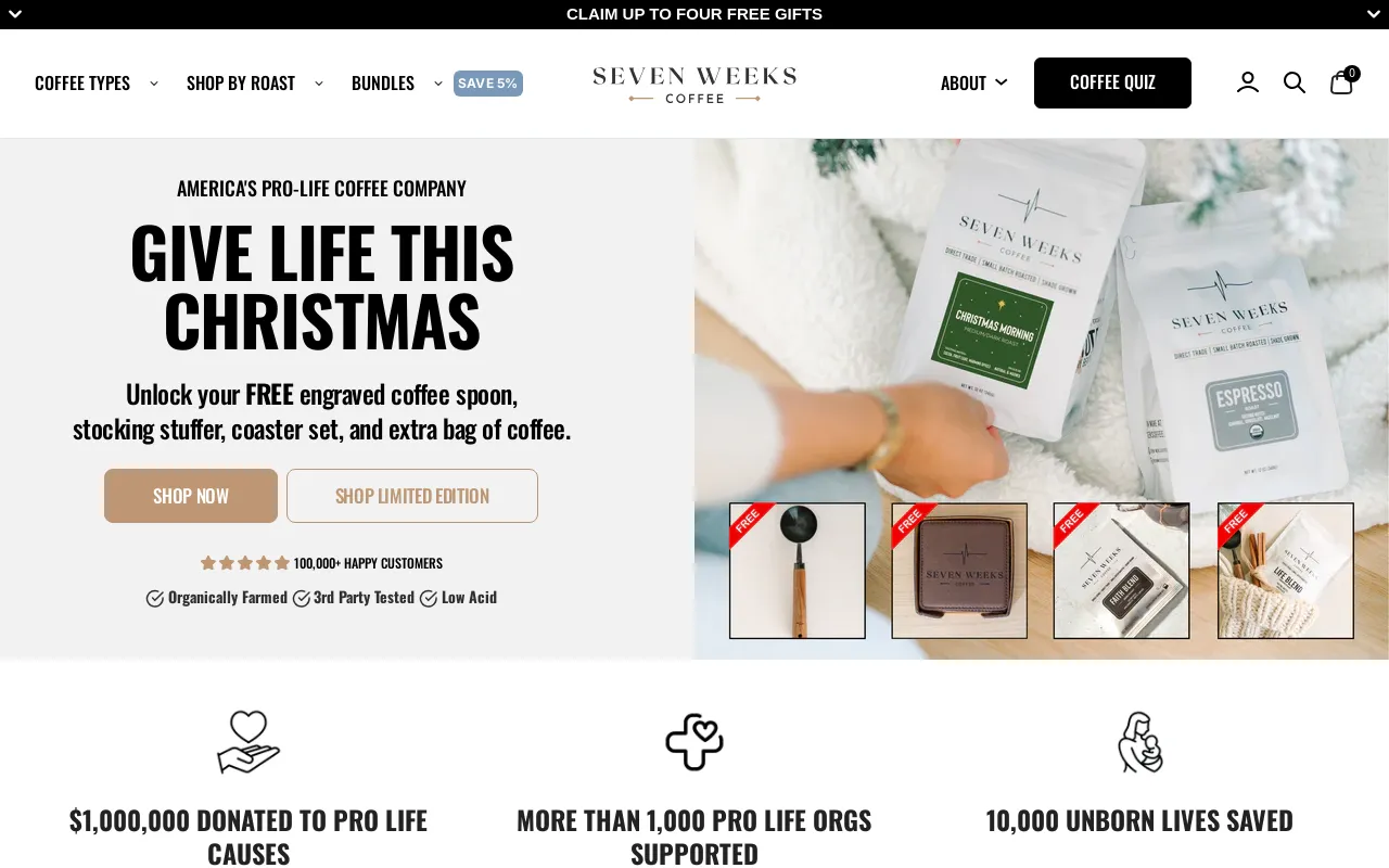 Seven Weeks Coffee screenshot