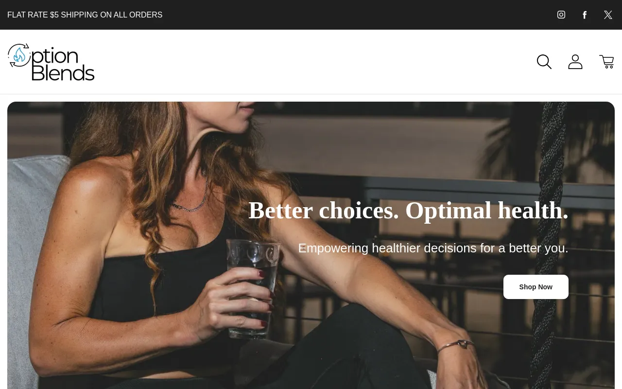 Option Blends screenshot