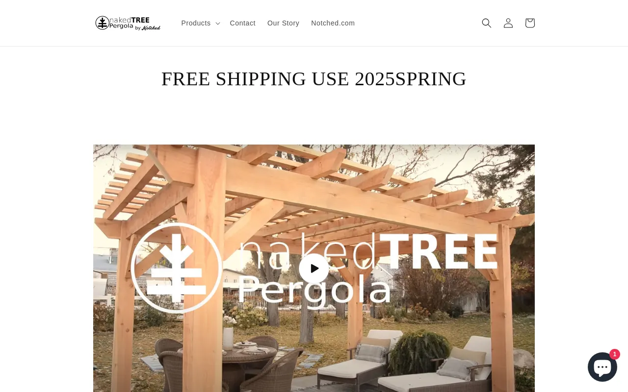 nakedTREEpergola screenshot