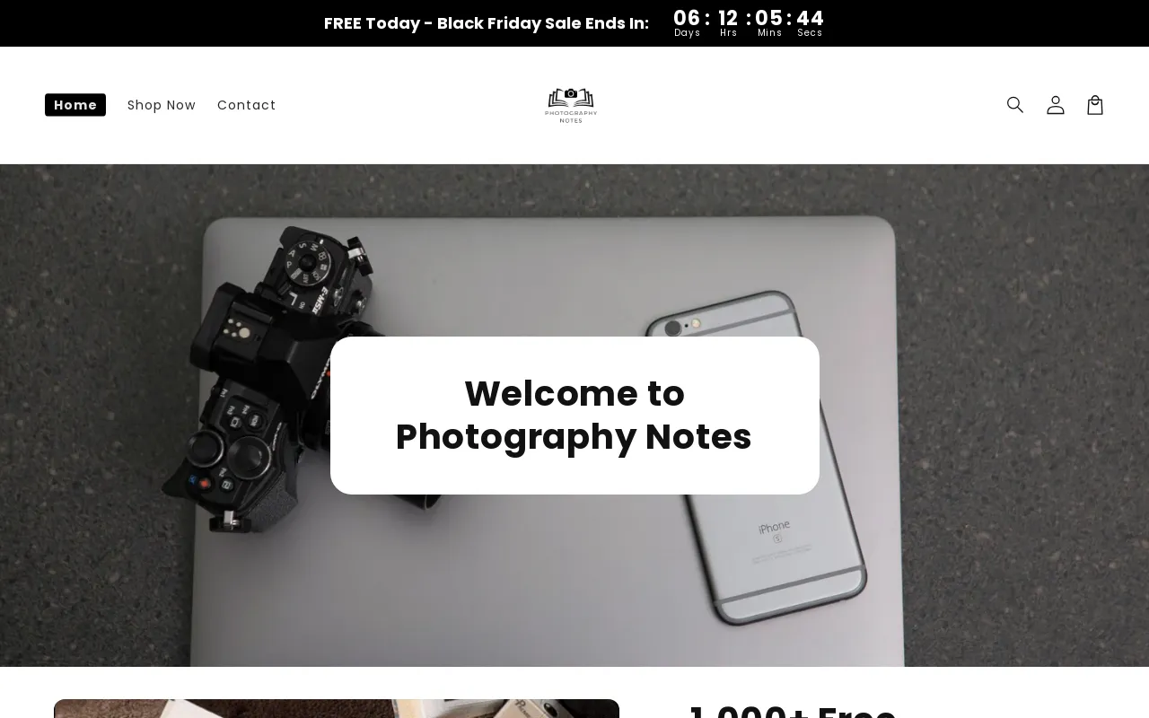 Photography Notes screenshot