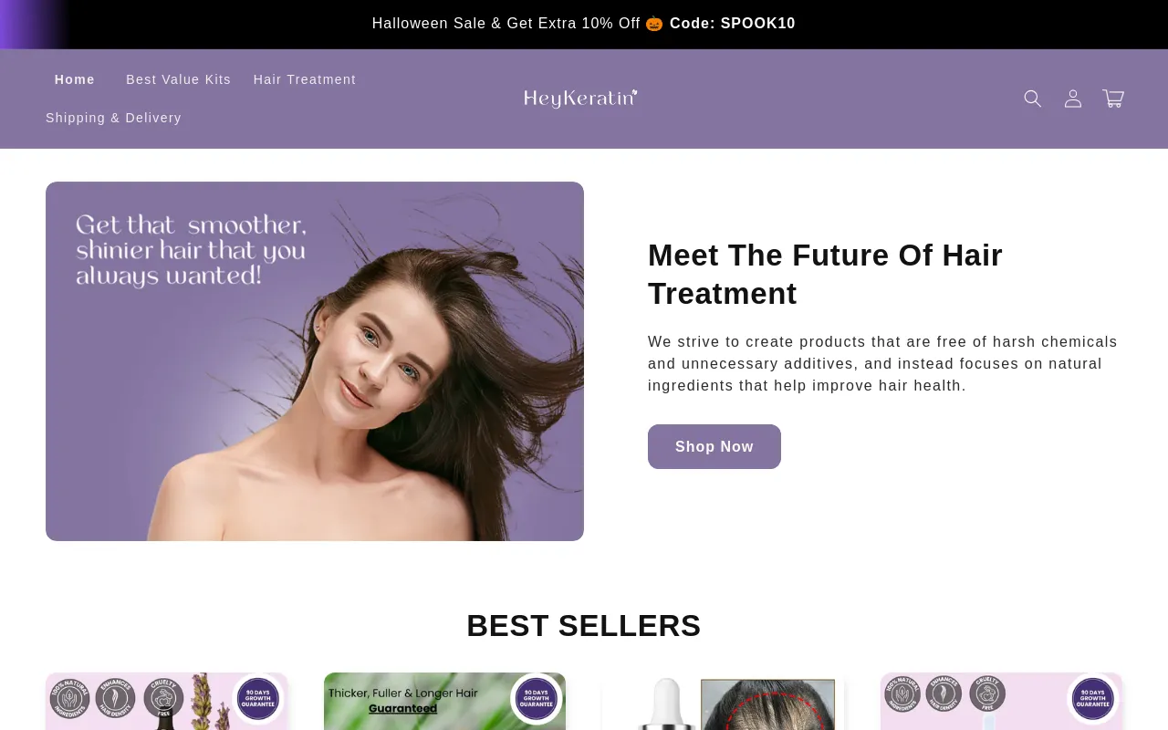 HeyKeratin screenshot