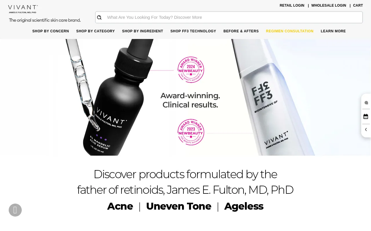 Vivant Skin Care screenshot