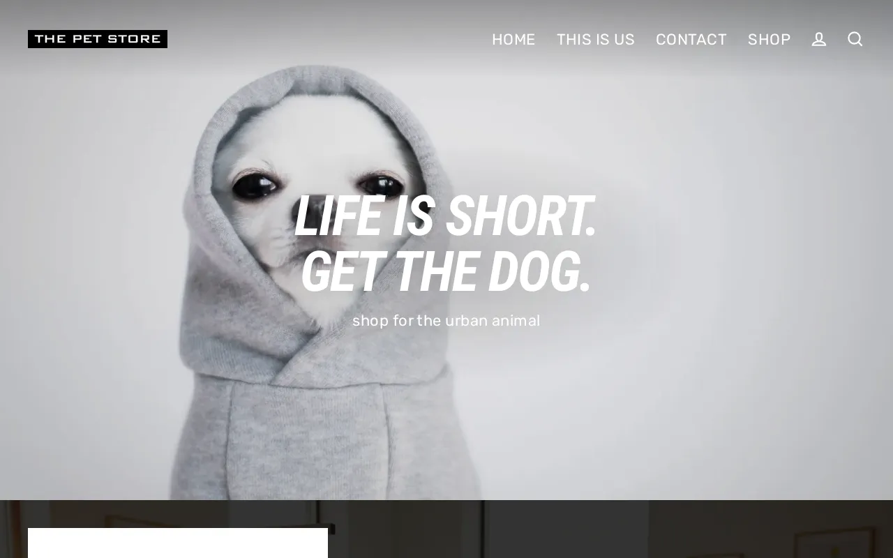 The Pet Store Victoria website screenshot