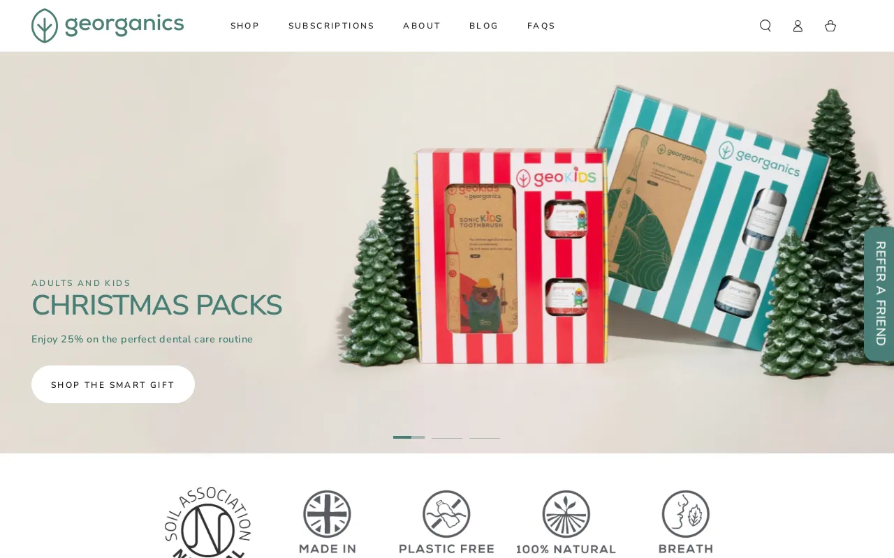 Georganics screenshot