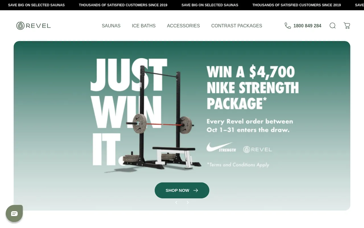 Revel Saunas screenshot