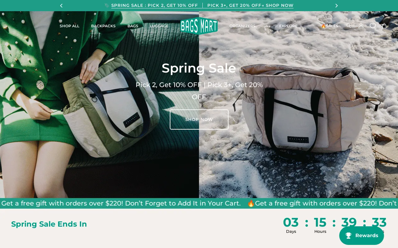 Bagsmart AU screenshot