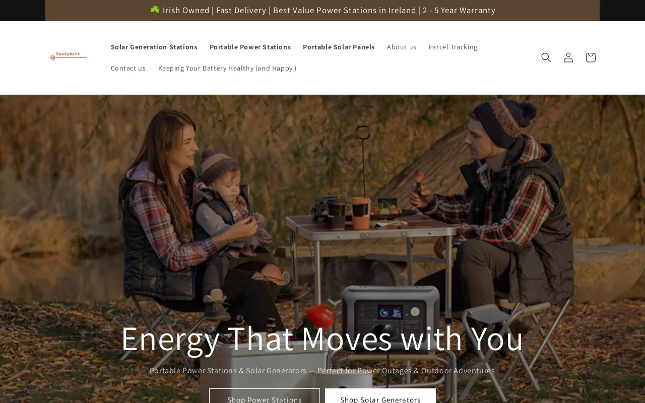 ReadyWatt website screenshot