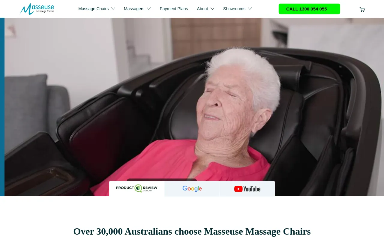 Masseuse Massage Chairs screenshot