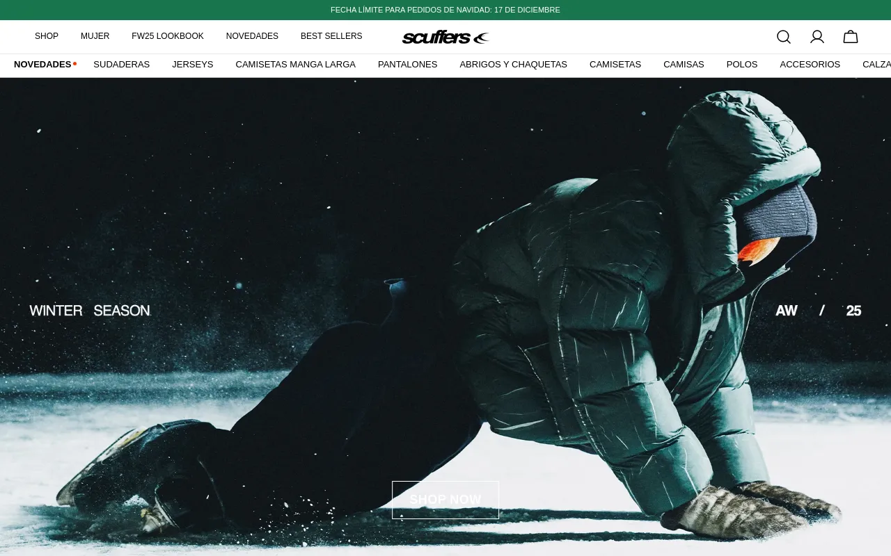 SCUFFERS website screenshot