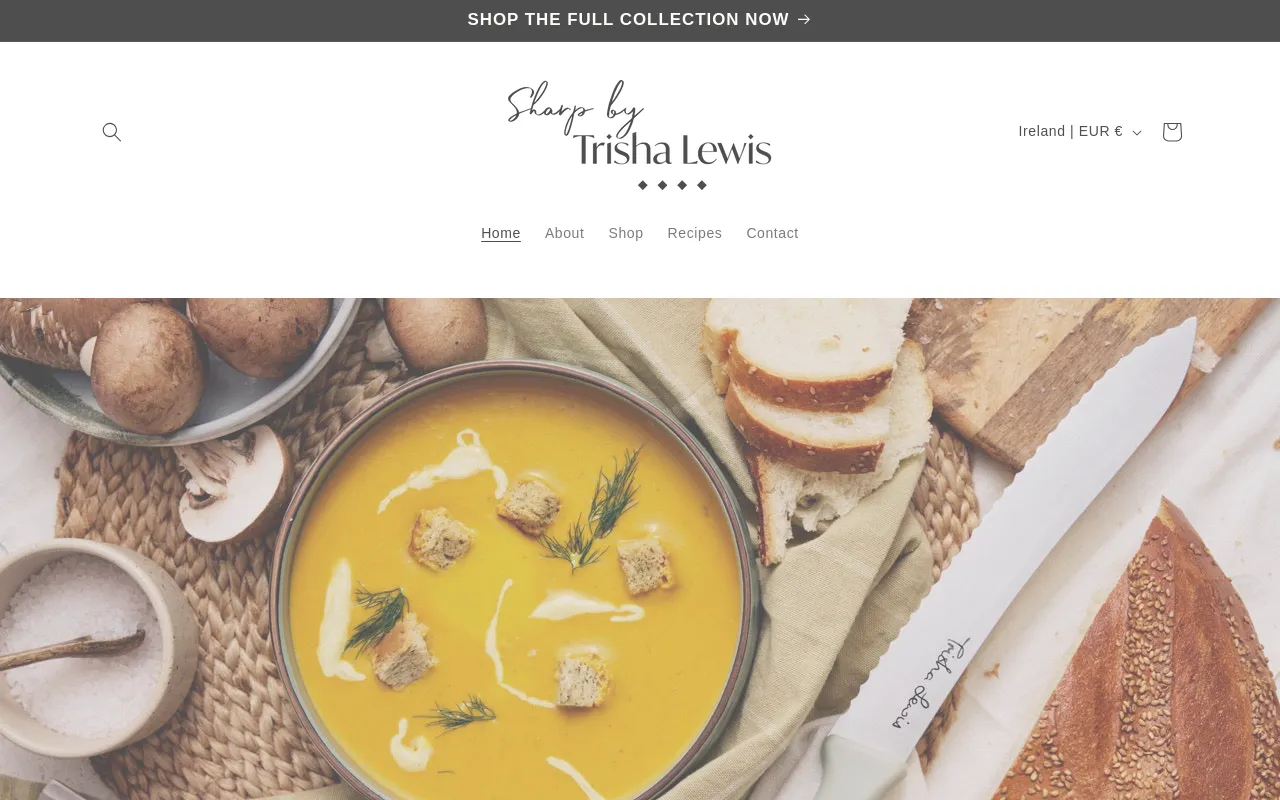 Sharp by Trisha Lewis website screenshot