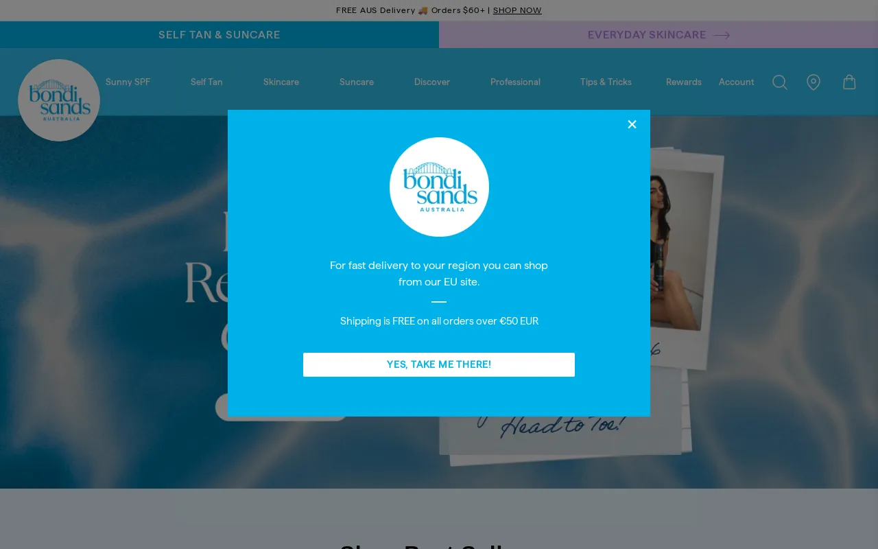 Bondi Sands Australia screenshot