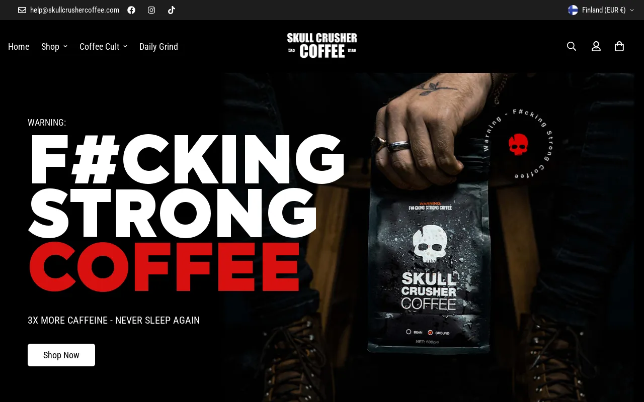 Skull Crusher Coffee screenshot