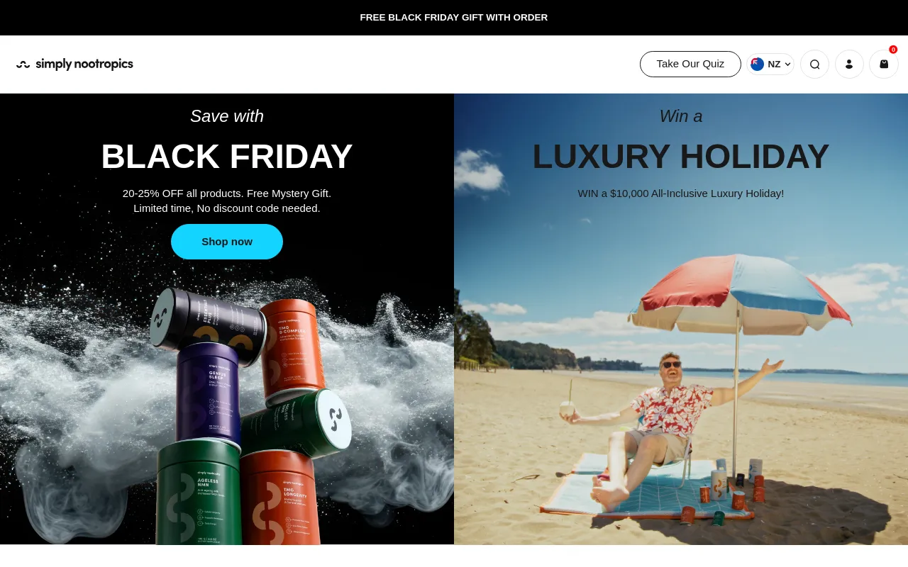 Simply Nootropics screenshot