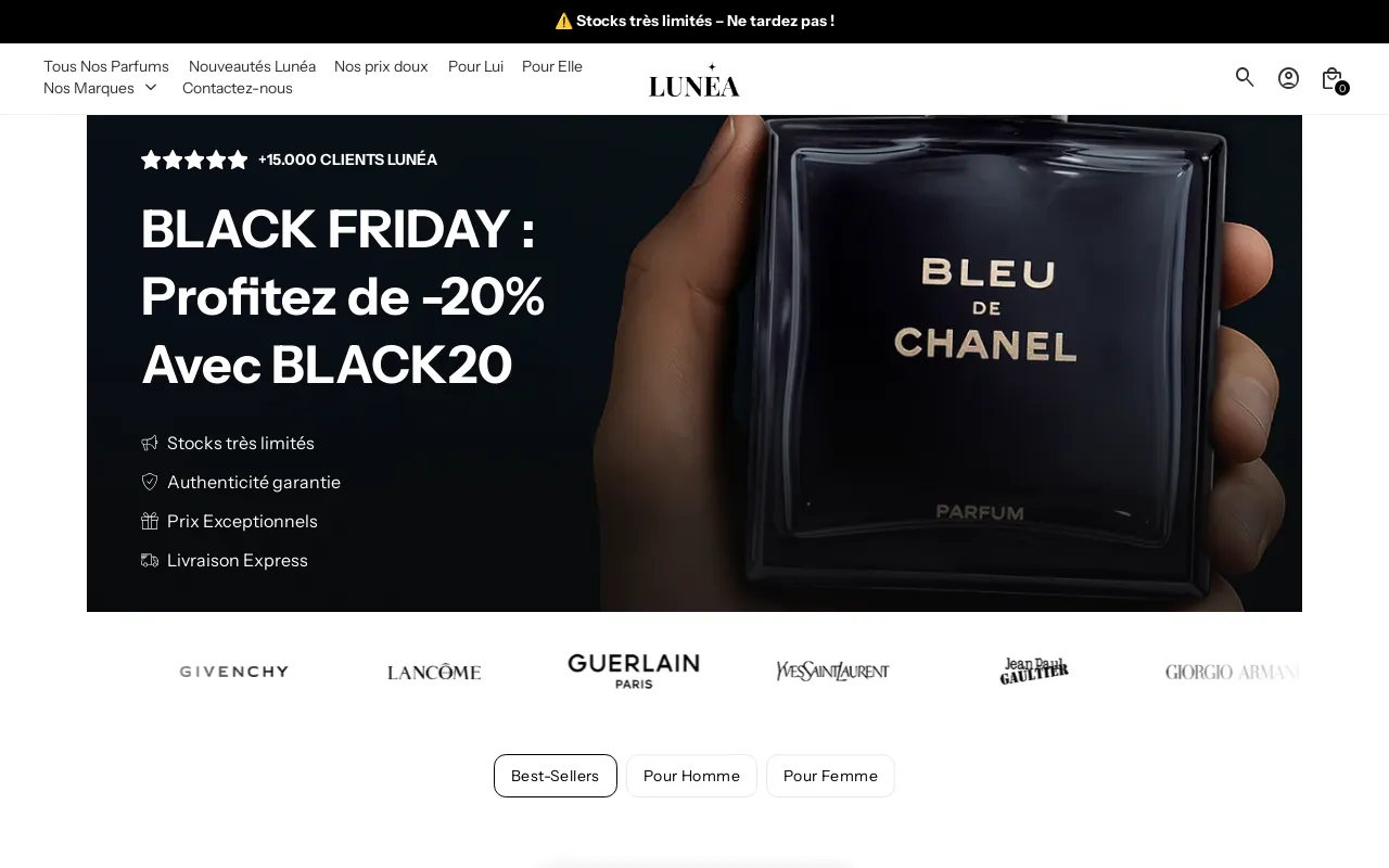 Lunéa Parfums screenshot