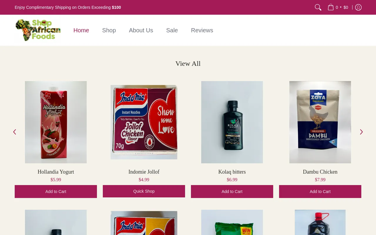 Shop African Foods screenshot