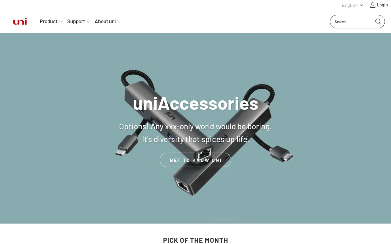 uniAccessories screenshot