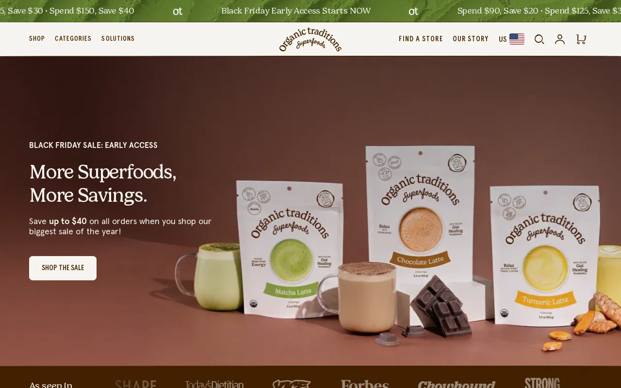 Organic Traditions screenshot