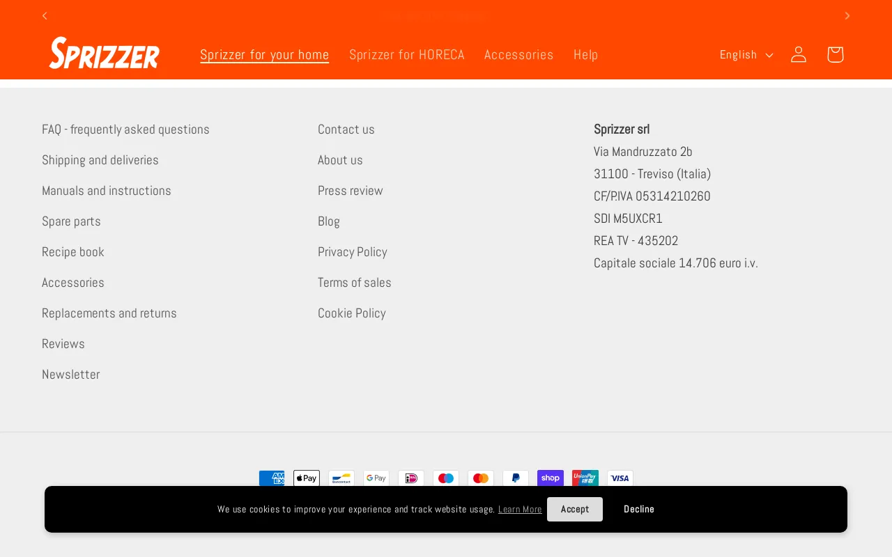 Sprizzer srl screenshot