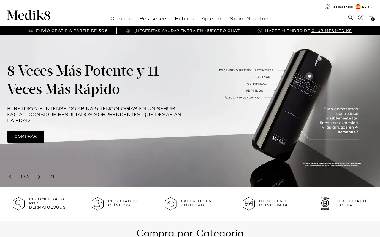 Medik8 España screenshot