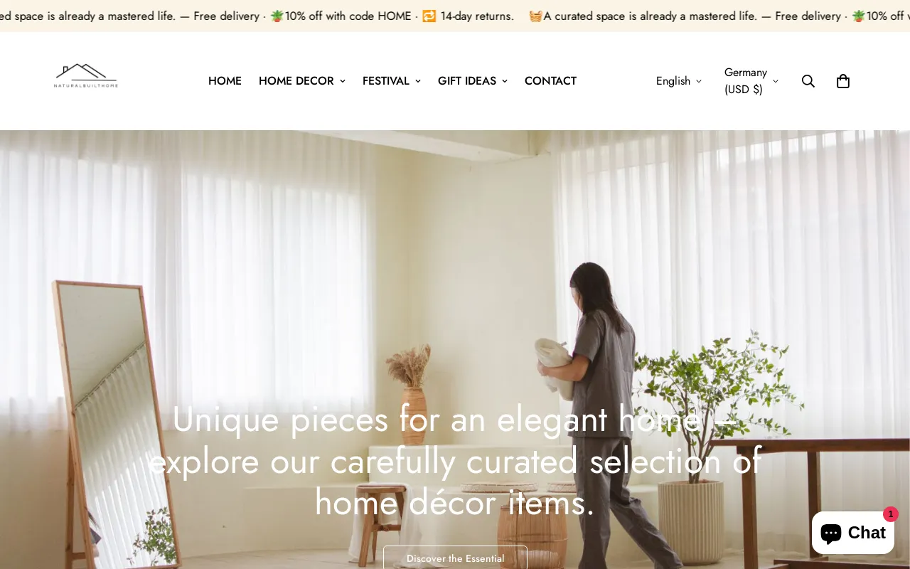 NATURALBUILTHOME screenshot