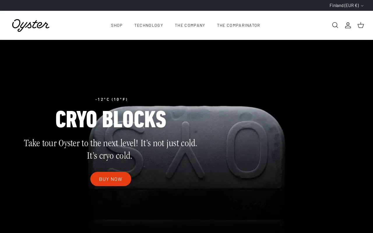 oystercooler.com screenshot