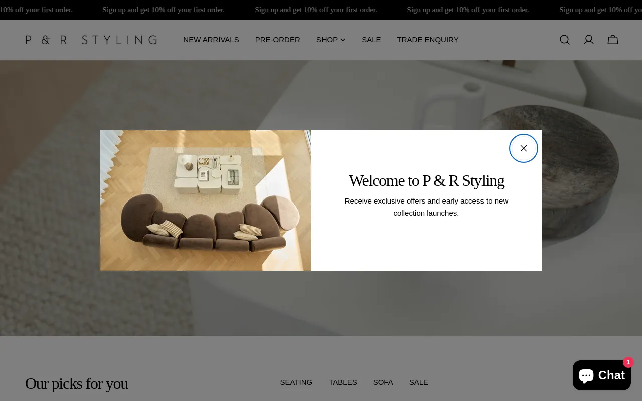 P&R Styling screenshot