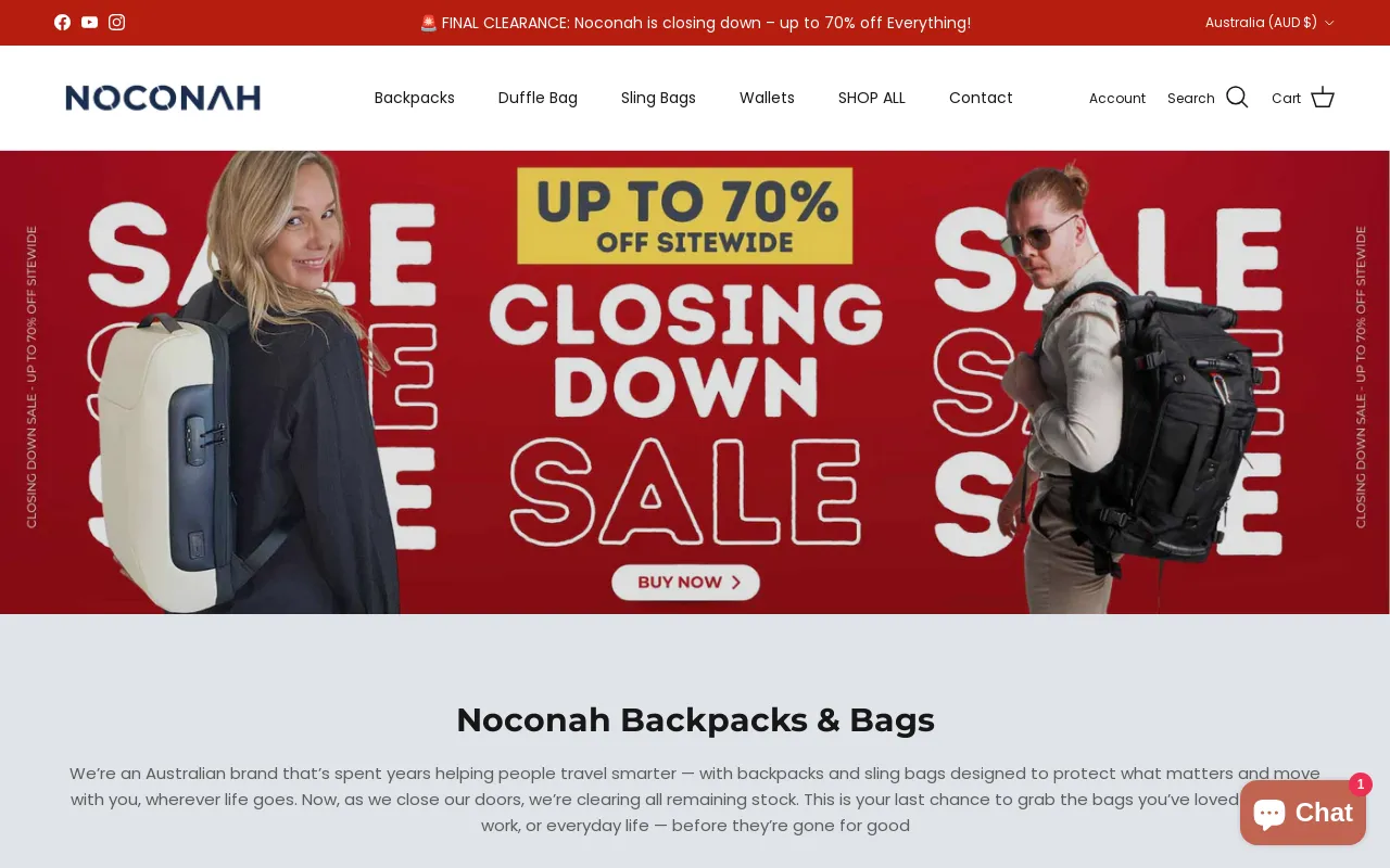 Noconah website screenshot