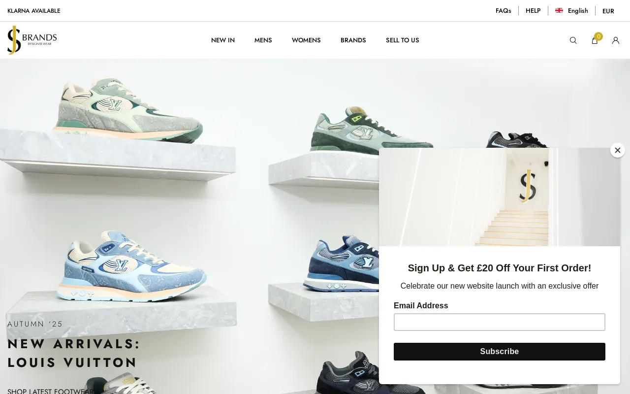 SJ Brands screenshot
