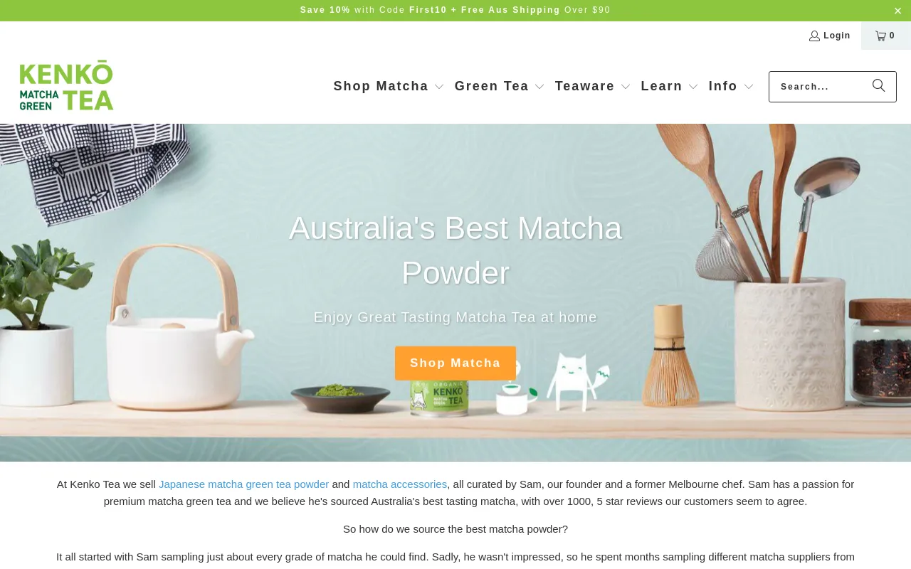 Kenko Tea Australia screenshot