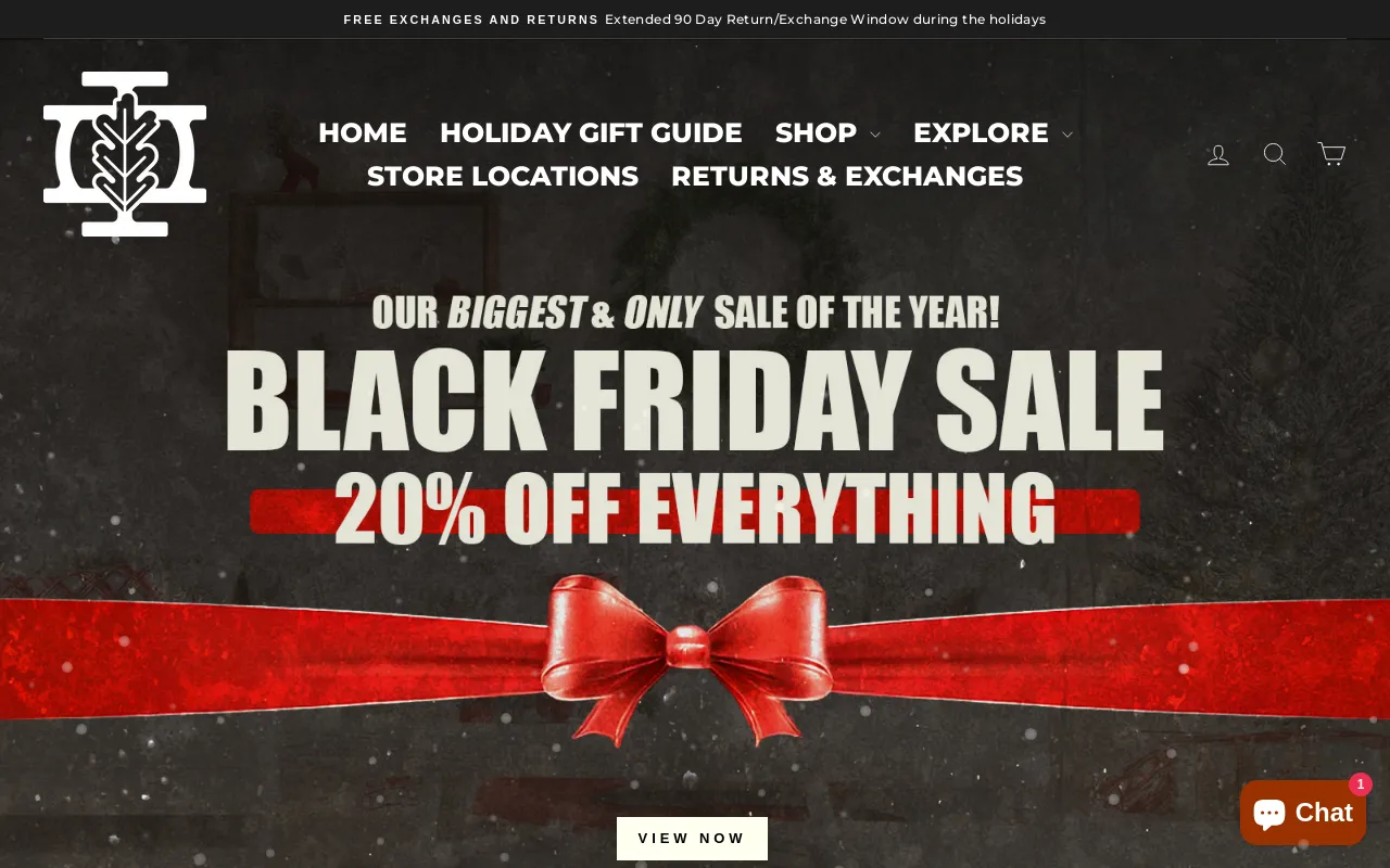 Iron Oak Apparel Co. screenshot