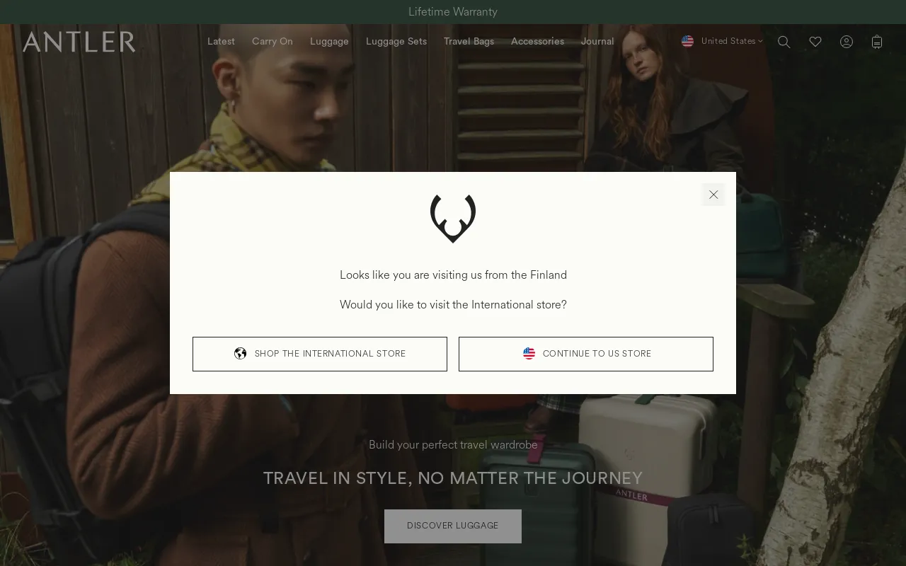 Antler USA screenshot