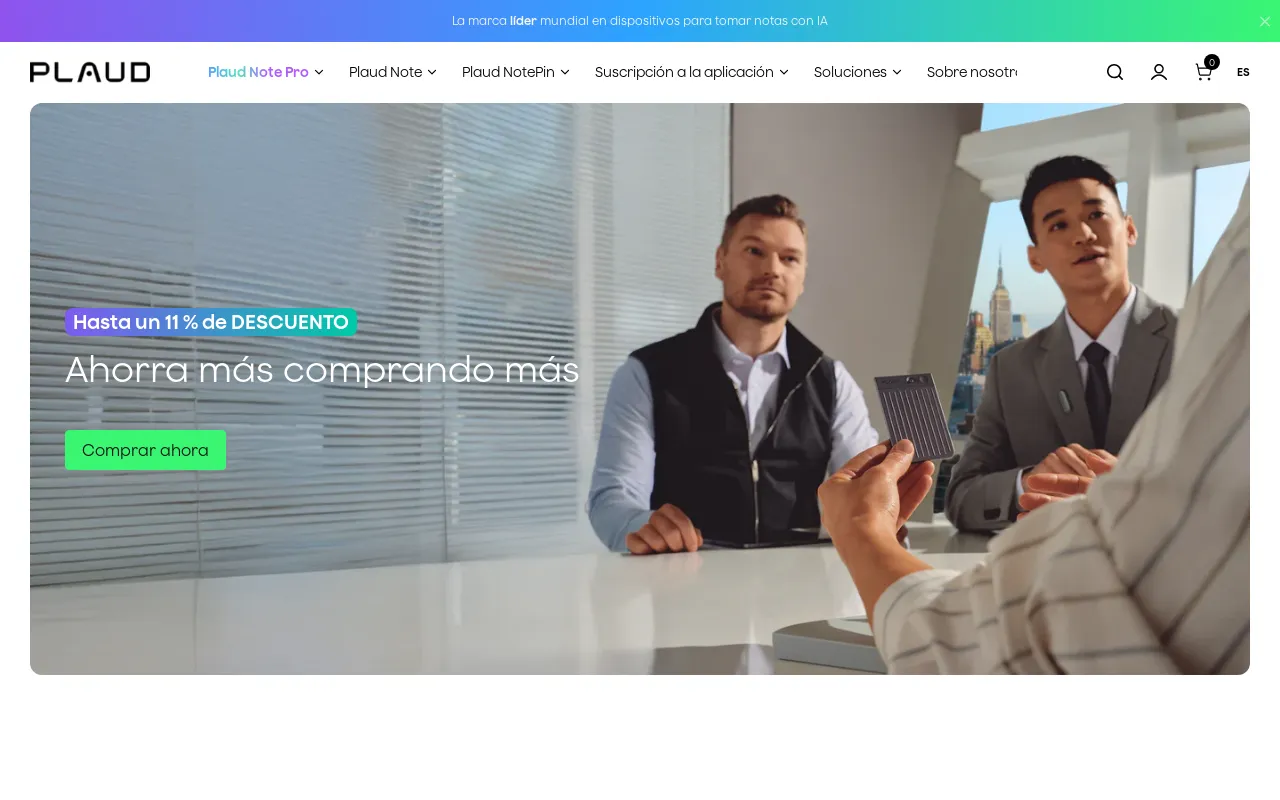 Plaud.ai ES screenshot