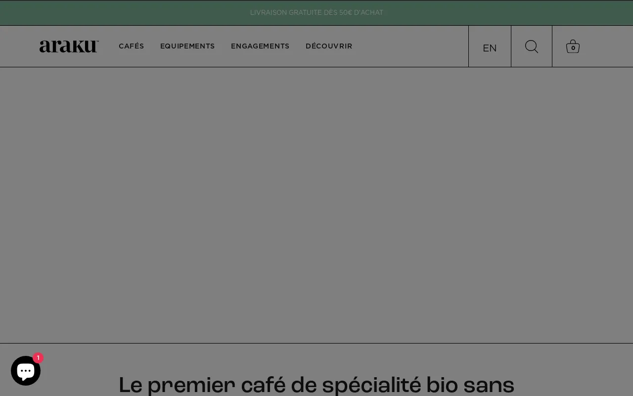 Araku Coffee screenshot