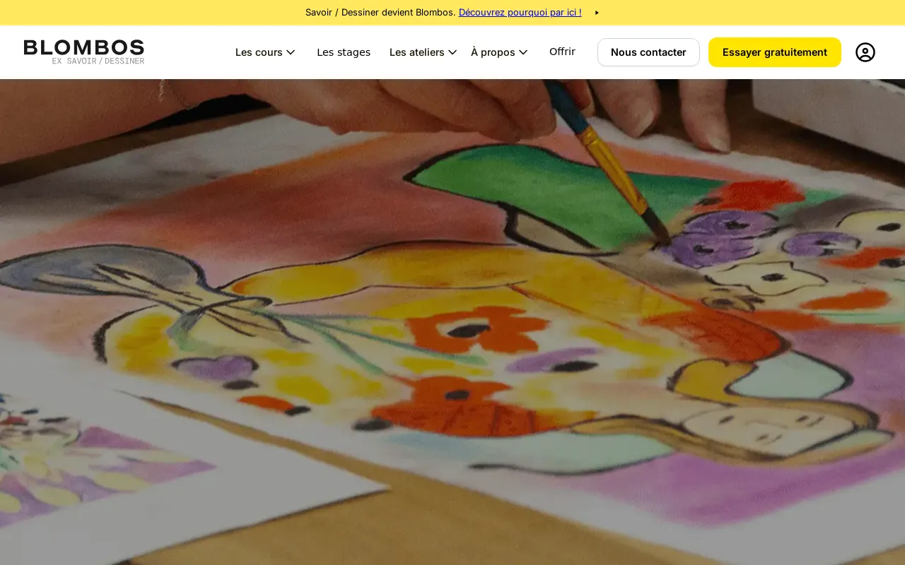 savoirdessinerparis.fr screenshot