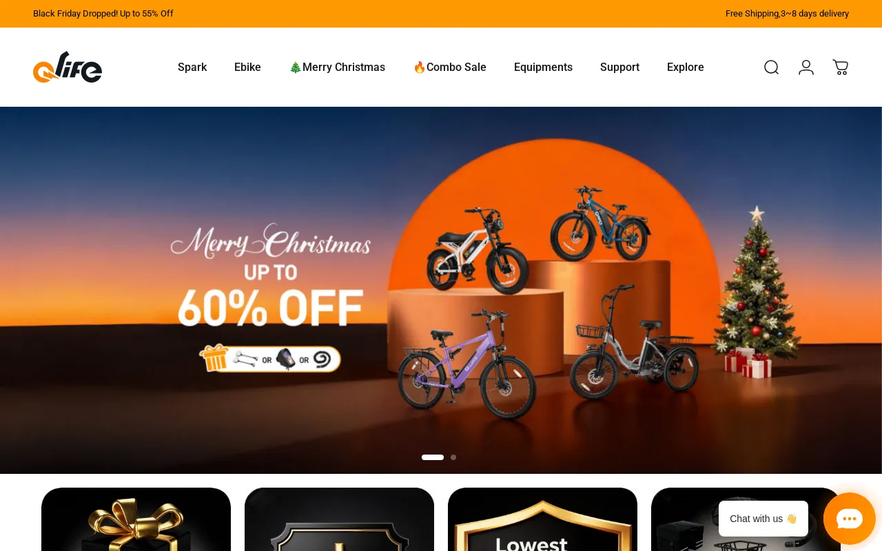 Qlife Electric Bikes screenshot