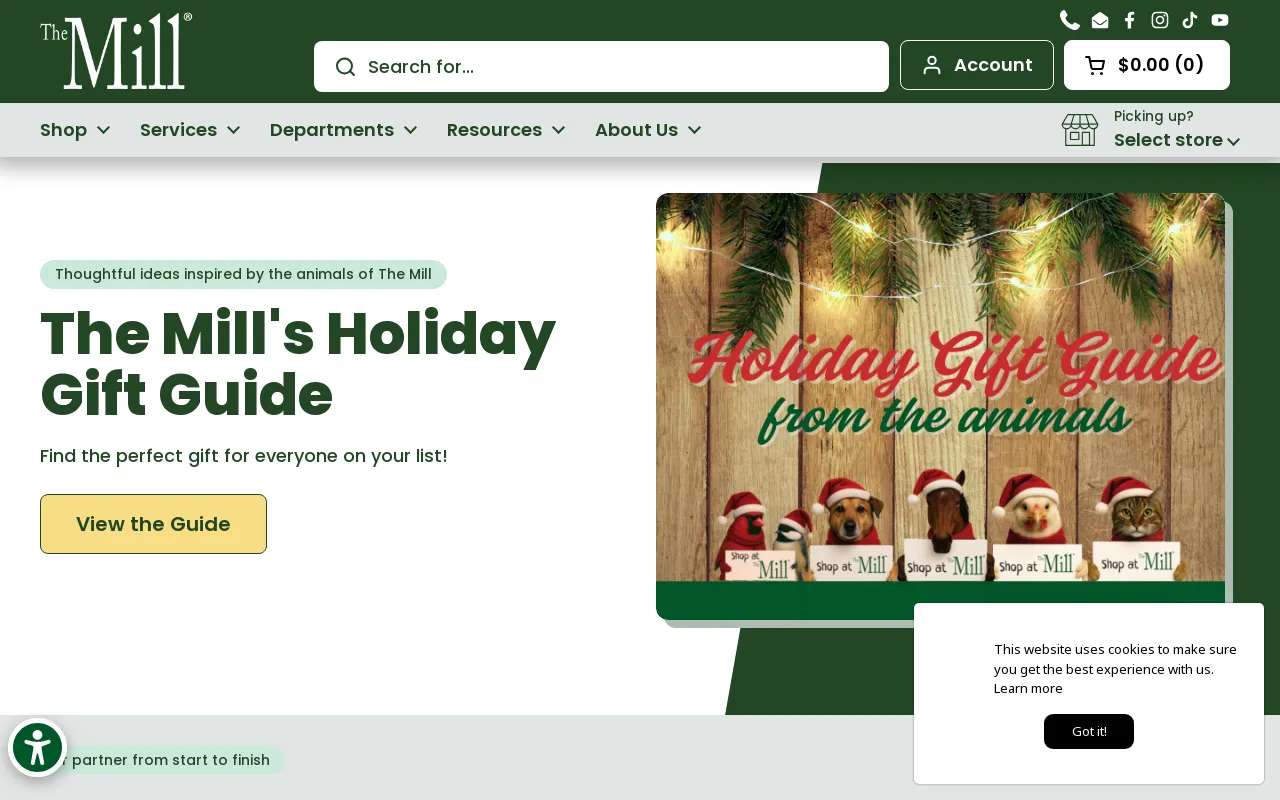 The Mill website screenshot