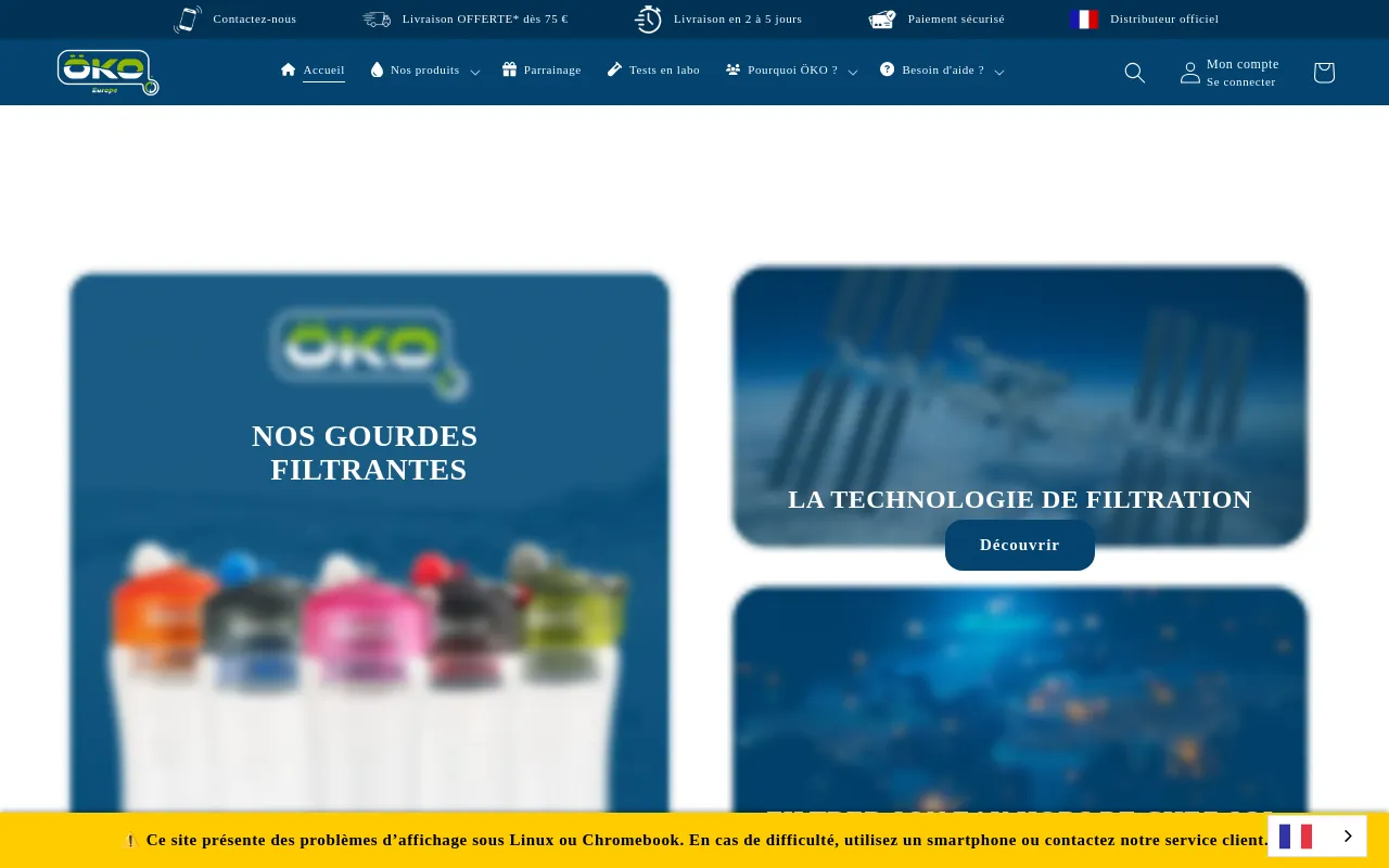 ÖKO EUROPE screenshot