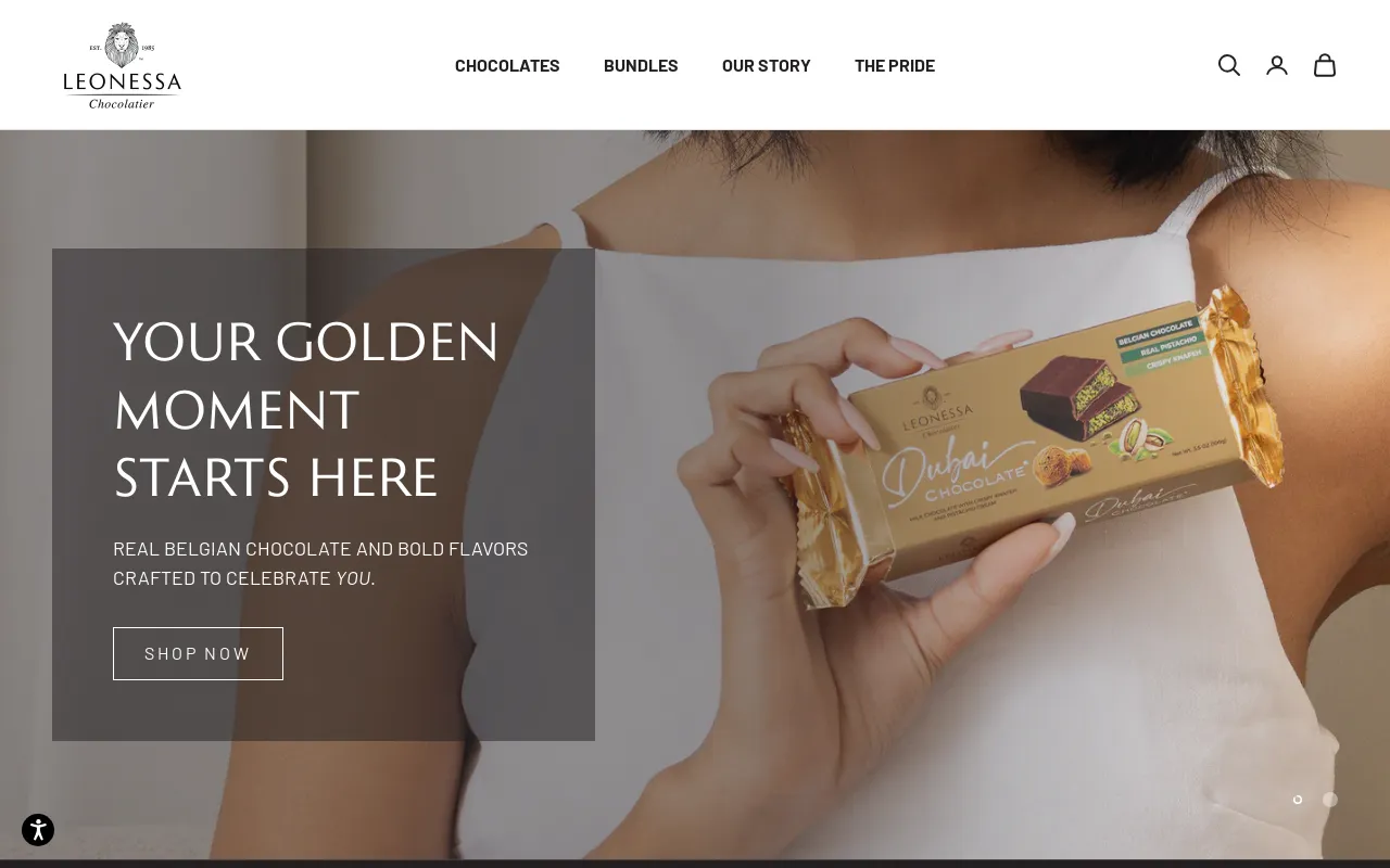 Leonessa Chocolatier, fulfilled by OurBasket screenshot