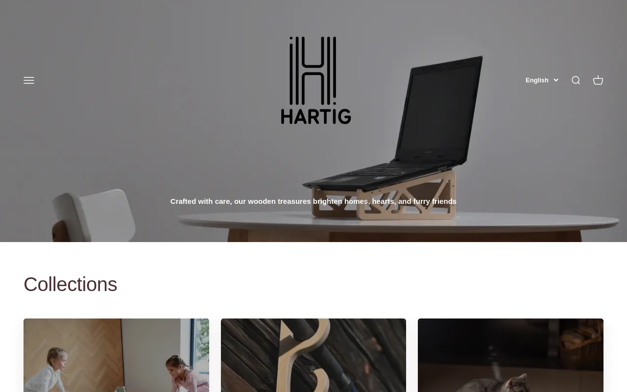 HARTIG website screenshot
