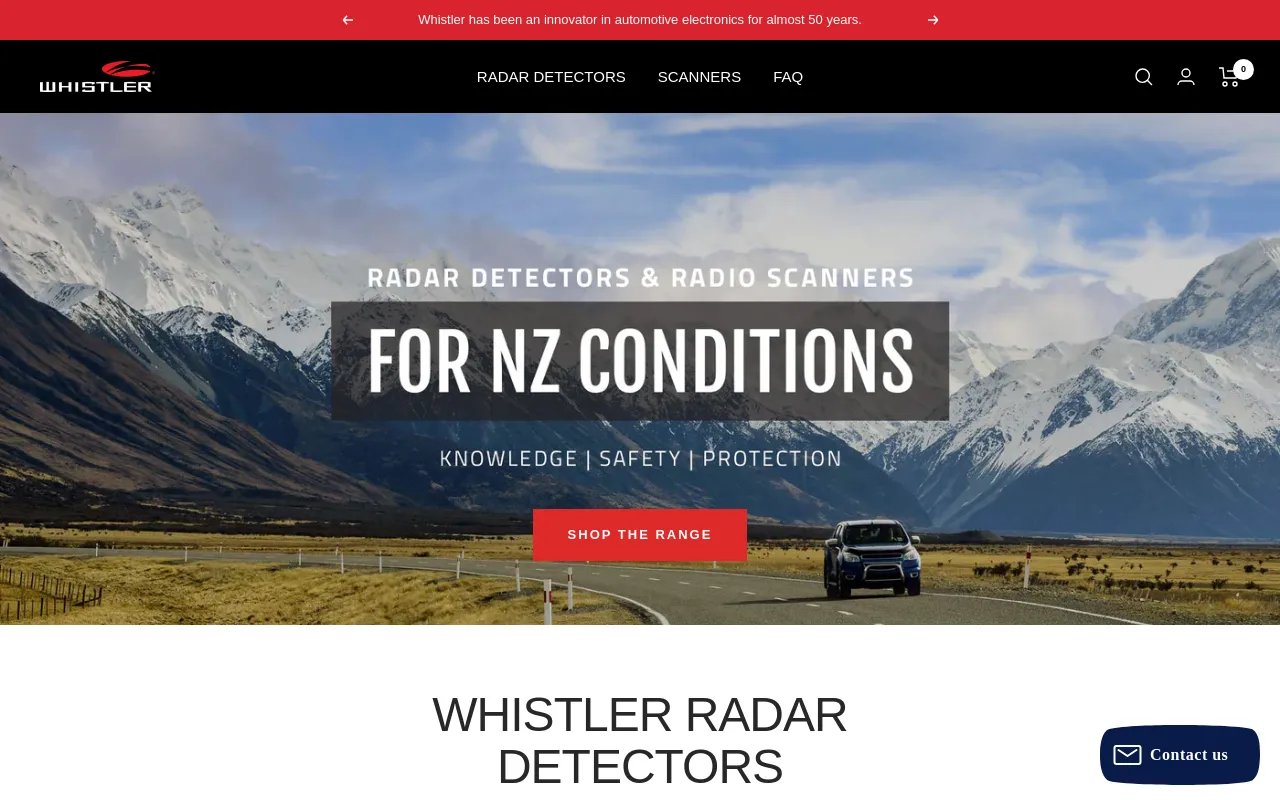 Whistlerradar screenshot