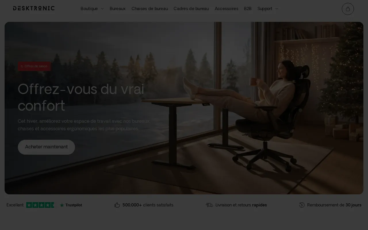 Desktronic.fr website screenshot