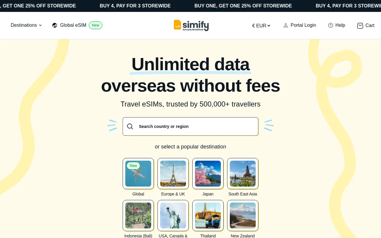 Simify screenshot