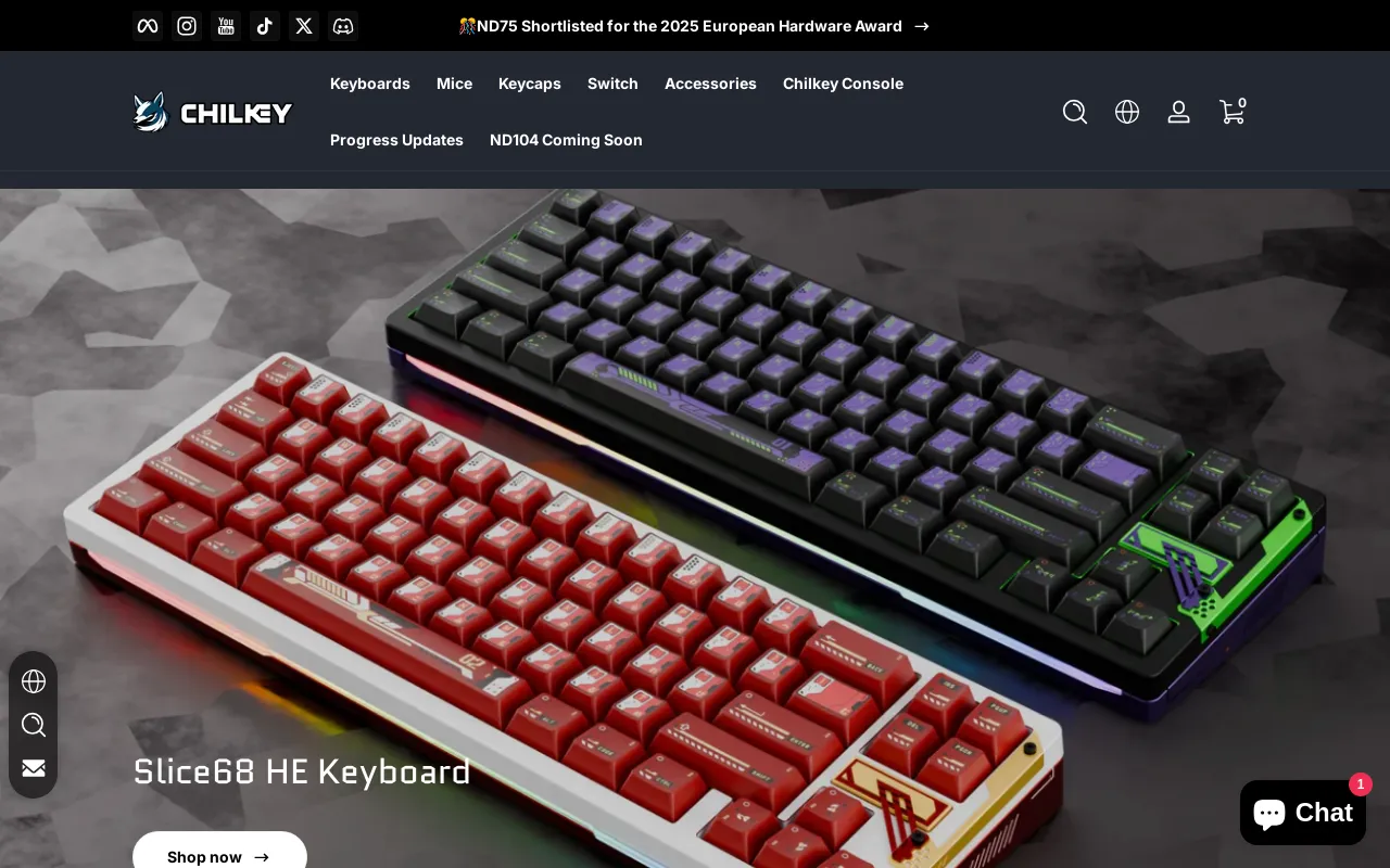 칠키 – Chilkey website screenshot